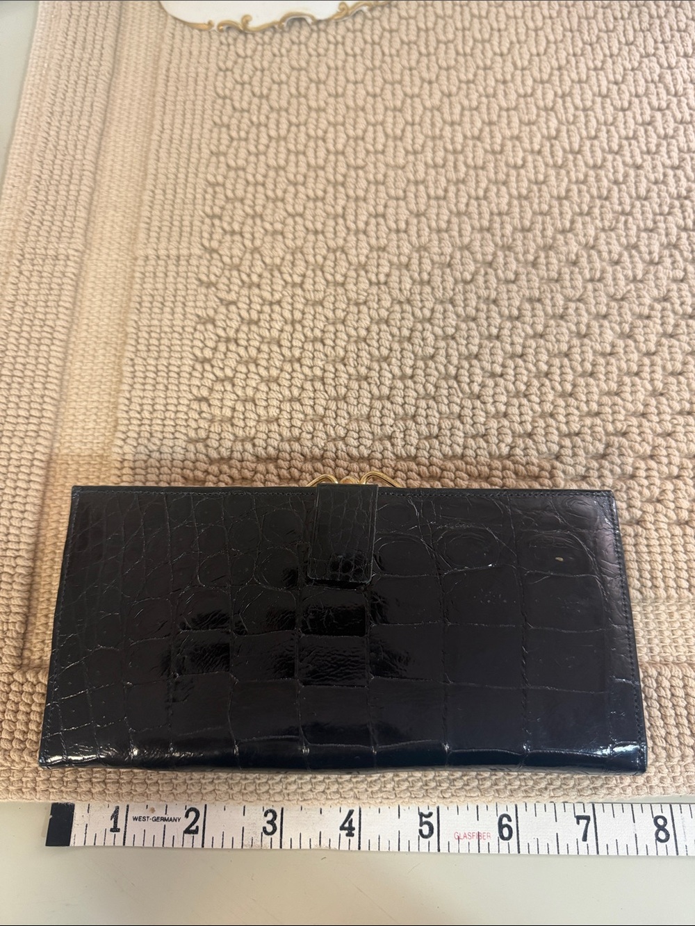 Vintage KING Charga-Plate Wallet Clutch Mid Century